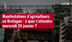 VIDÉO. Manifestations d’agriculteurs en Bretagne : à quoi s’attendre mercredi 24 janvier ?