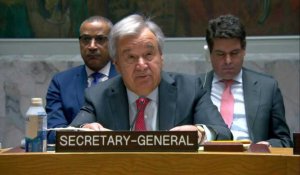 Gaza: le rejet par Israël de la solution à deux Etats est "inacceptable", dit le chef de l'ONU