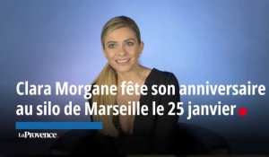 Clara Morgane fête son anniversaire au Silo de Marseille le 25 janvier 