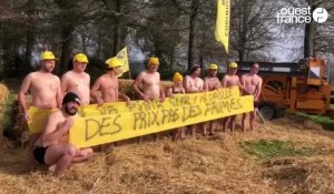 VIDÉO. Colère des agriculteurs en Vendée. « On n'a plus rien » : ils posent « à poil sur la paille »