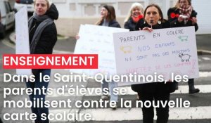 Dans le Saint-Quentinois, les parents d'élèves se  mobilisent contre la nouvelle carte scolaire