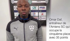 Foot Interview Omar Daf avant Caen-Amiens