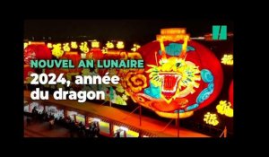 Les images très colorées du passage de la Chine dans l’année du dragon