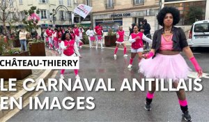 Défilé du carnaval antillais dans les rues de Château-Thierry le 10 février