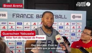 VIDÉO. Équipe de France de basket : Guerschon Yabusele a "hâte d'être à vendredi"
