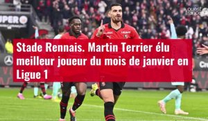 VIDÉO. Stade Rennais. Martin Terrier élu meilleur joueur du mois de janvier en Ligue 1