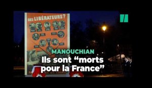 Manouchian : le nom des 24 fusillés "morts pour la France" égrenés