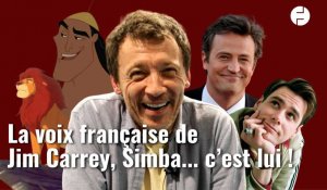 VIDÉO. Trois questions à Emmanuel Curtil, la voix française de Jim Carrey, Simba...