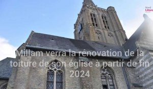 Millam verra la rénovation de la toiture de son église pour la fin 2024