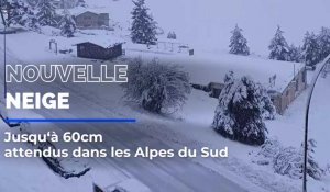 La neige encore de retour dans les stations des Alpes du Sud