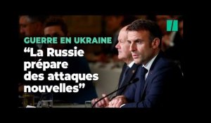 Front ukrainien, attaques cyber… Macron alerte sur « un durcissement de la Russie »