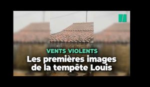 Les premières images de la tempête Louise en France