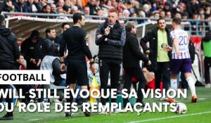 L’entraîneur du Stade de Reims Will Still évoque le rôle des remplaçants