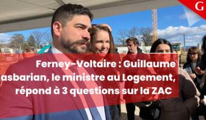 Ferney-Voltaire : Guillaume Kasbarian, le ministre au Logement, répond à 3 questions sur la ZAC