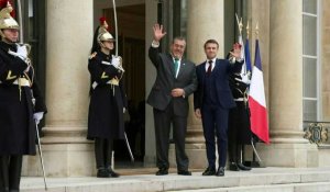 Emmanuel Macron reçoit le président guatémaltèque Bernardo Arévalo