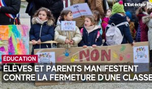 Manifestation contre la fermeture d’une classe au RPI Villacerf – Mergey – Saint-Benoît-sur-Seine 