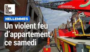 Hellemmes : violent feu d’appartement, une famille de 13 personnes a inhalé des fumées