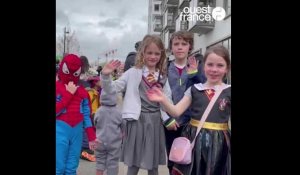 VIDEO. Des Spider-Man et princesses par dizaine au carnaval des enfants de Nantes