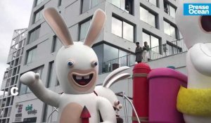 VIDEO. Carnaval de Nantes des enfants : des lapins crétins et autres créatures ont débarqué en ville