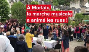 VIDÉO. À Morlaix, la marche musicale a animé les rues !