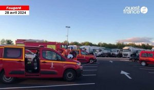 Un incendie se déclare dans une usine en Vendée, une centaine de pompiers mobilisés