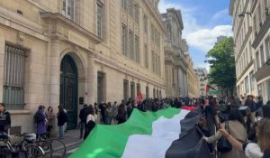 Après Sciences Po, mobilisation pro-palestinienne à la Sorbonne