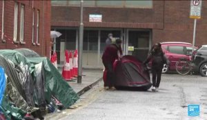 Des migrants campent à Dublin plutôt que d'être expulsés par Londres vers le Rwanda