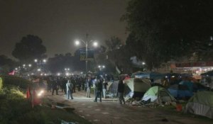 La police démantèle le campement des pro-Palestiniens à l'Université de Californie