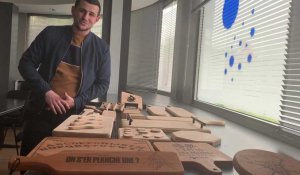 Florian Hembise a lancé son entreprise de fabrication de planches apéro