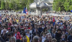 Slovaquie : manifestation contre un projet de loi sur l'audiovisuel public