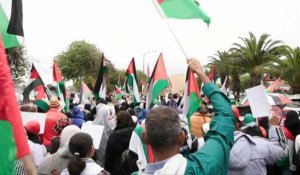Des centaines de manifestants pro-palestiniens se rassemblent au Cap