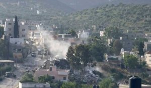 Fumée et coups de feu lors d'un raid des forces israéliennes en Cisjordanie
