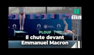 Chute d’Alexis Jandard à l’inauguration du centre aquatique des JO : plus de peur que de mal