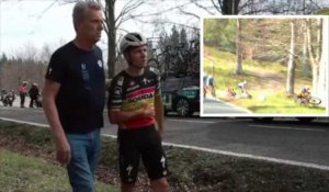 Remco Evenepoel victime d’une chute au Tour du Pays basque