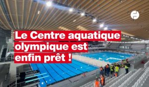VIDÉO. Le Centre aquatique olympique prêt pour les JO de Paris 2024 