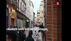 Toulouse : un immeuble menace de s'effondrer près de la place du Capitole