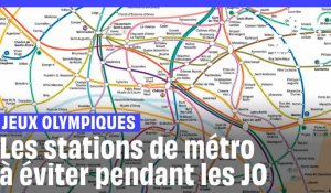 Les stations de métro à éviter pour les JO 2024