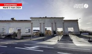 À Concarneau, la façade de l’ancienne caserne des pompiers est tombée 