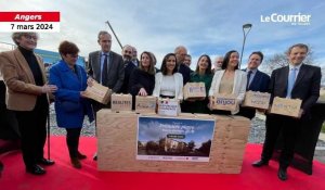 La ministre de l'Enfance pose la première pierre d'une maison pour jeunes en difficulté à Angers