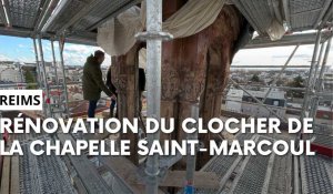 La rénovation du clocher de la chapelle Saint-Marcoul progresse