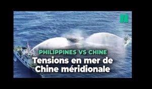 Les gardes-côtes chinois sortent les canons à eau pour cibler leurs homologues philippins