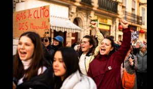 Manifestation droits des femmes, Perpignan