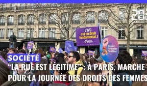 "La rue est légitime" : à Paris, on marche pour défendre les des droits des femmes