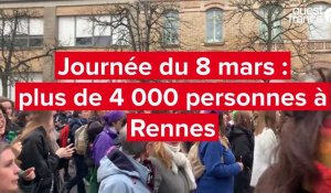 VIDÉO. Du monde dans la rue à Rennes pour les droits des femmes