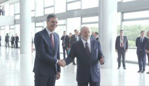 Le président brésilien accueille le premier ministre espagnol à Brasilia
