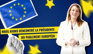 VIDÉO. Élections européennes : trois questions à Roberta Metsola, présidente du Parlement européen