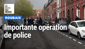 Roubaix : grosse opération de police mercredi midi rue du Sentier