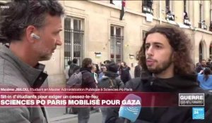 Mobilisation pro-palestinienne à Sciences Po Paris : les revendications des étudiants