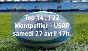 Top 14 Montpellier - USAP, Hugo