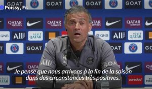 Ligue 1: Luis Enrique évoque "un moment splendide" avec le PSG